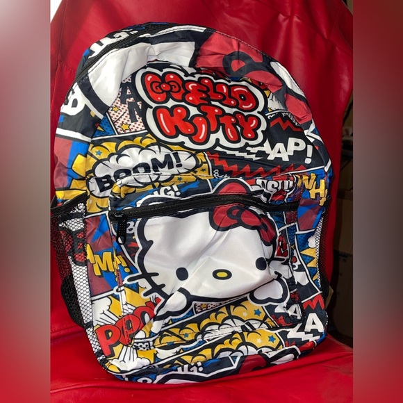 NWOT Sanrio Hello Kitty Full Size Back Pack. 11.4”x7.8”x15.7 - Picture 2 of 13